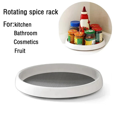 360ยฐ Rotating Organizer Tray for Kitchen, Pantry & Bathroom